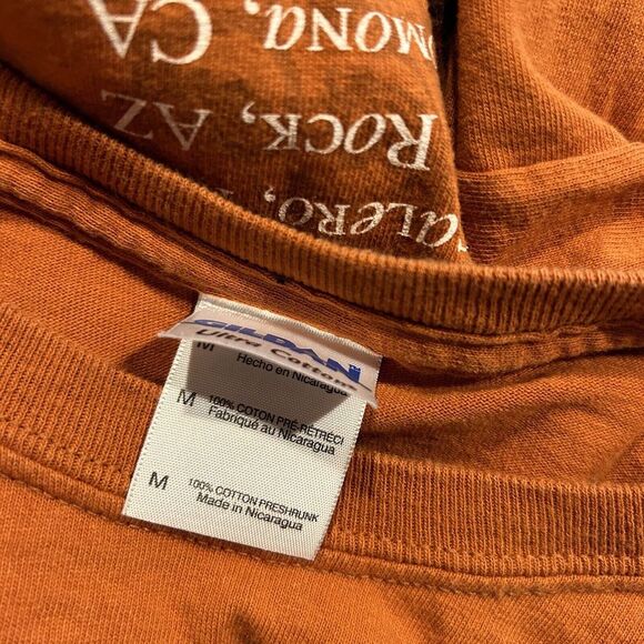 Sugarland On Tour 2008 Concert Orange Graphic‎ Short Sleeve Shirt Size Medium - Picture 4 of 6